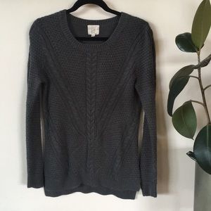 Dark grey Cable Sweater